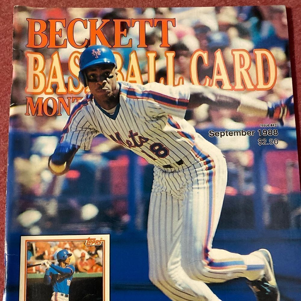 Vintage September 1988 issue 42 Darryl Strawbwrry beckett magazine